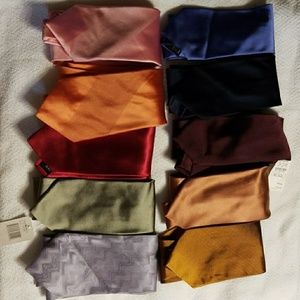 Italian silk ties.